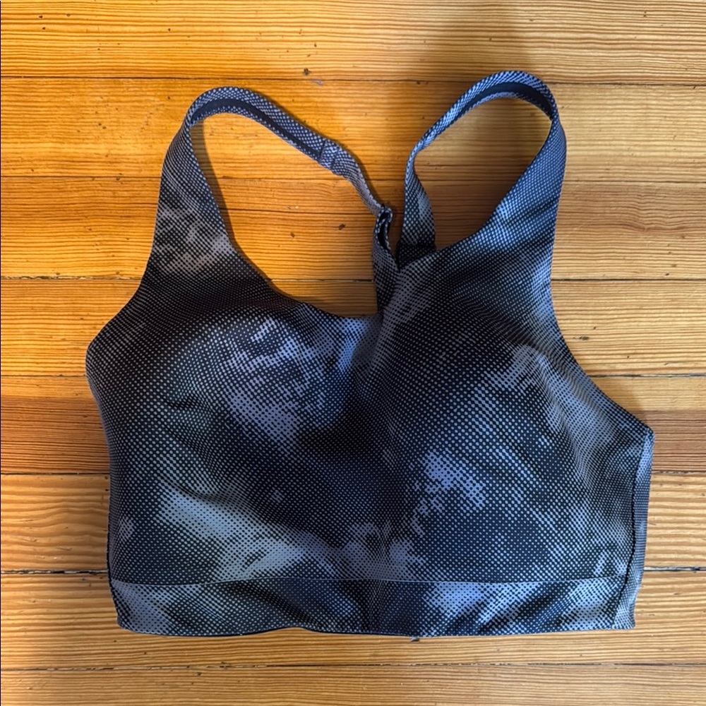 Athleta 34DD Women's Black and Gray Sports Bra